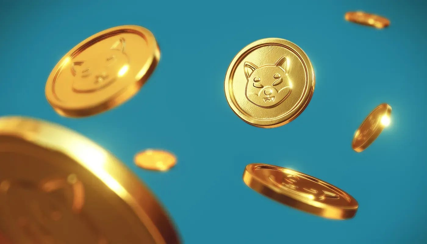 Tokens de Dogecoin en el aire. Tokens de Dogecoin en el aire.