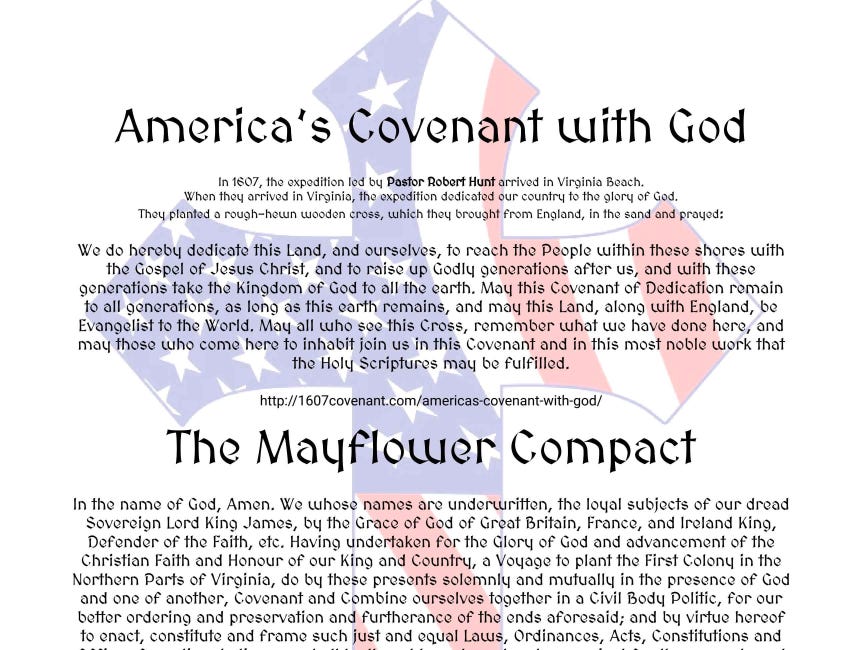 God created America!