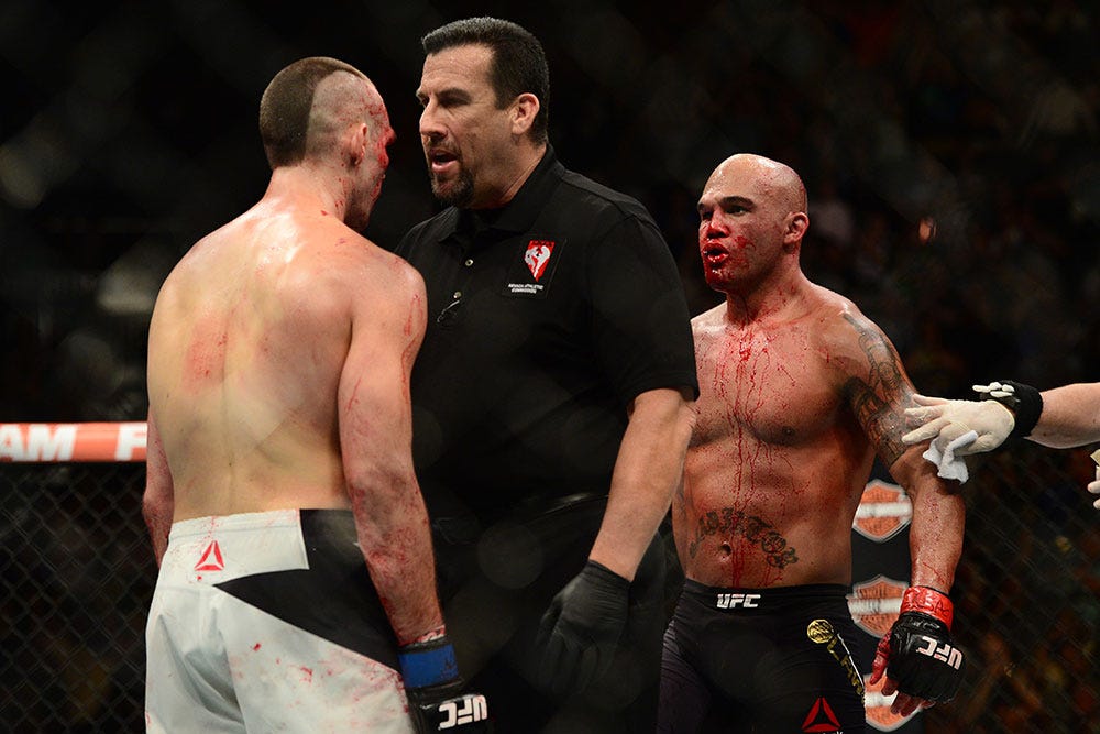 Robbie Lawler vs. Rory MacDonald from UFC 189 joins 2023 UFC Hall of Fame  class - Yahoo Sports