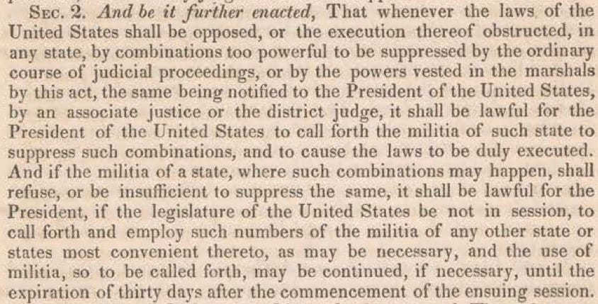 Commanded Act 181. Courts and Domestic Use of the Military