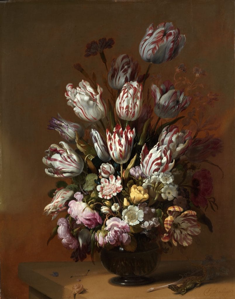 Hans Bollongier, Floral Still Life (1639). Collection of the Rijksmuseum, Amsterdam. Hans Bollongier, Floral Still Life (1639). Collection of the Rijksmuseum, Amsterdam.