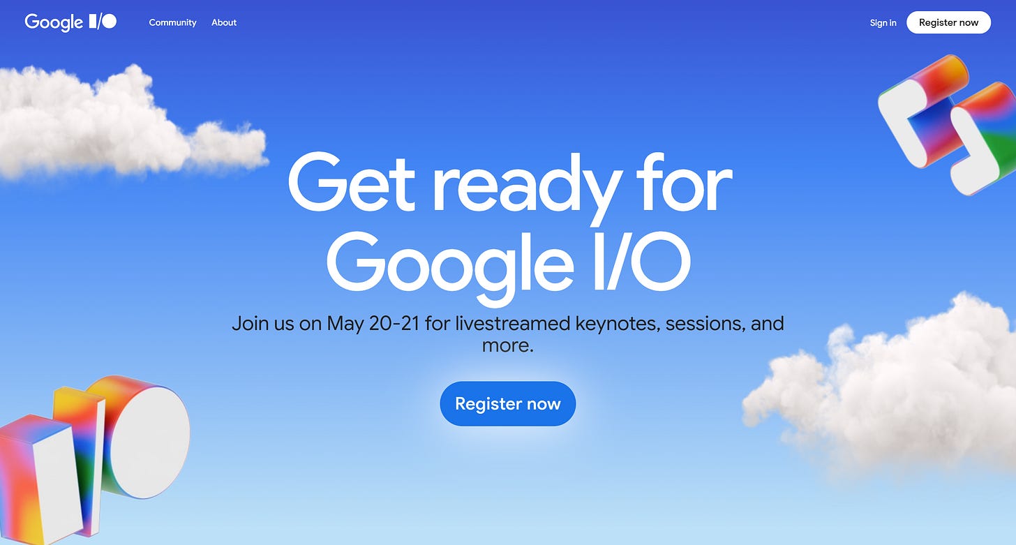 Google IO 2025 dates