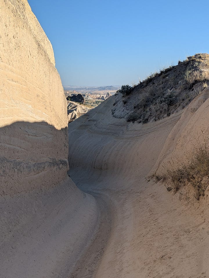 Exiting Zemi Valley and approaching Rose Valley