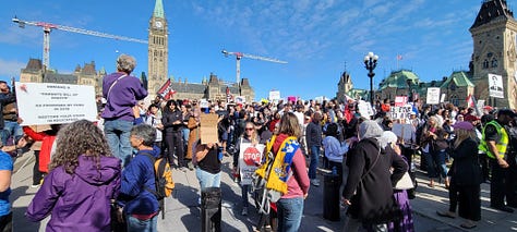 1MillionMarch4Children in Ottawa. Read the poster! See the faces! 