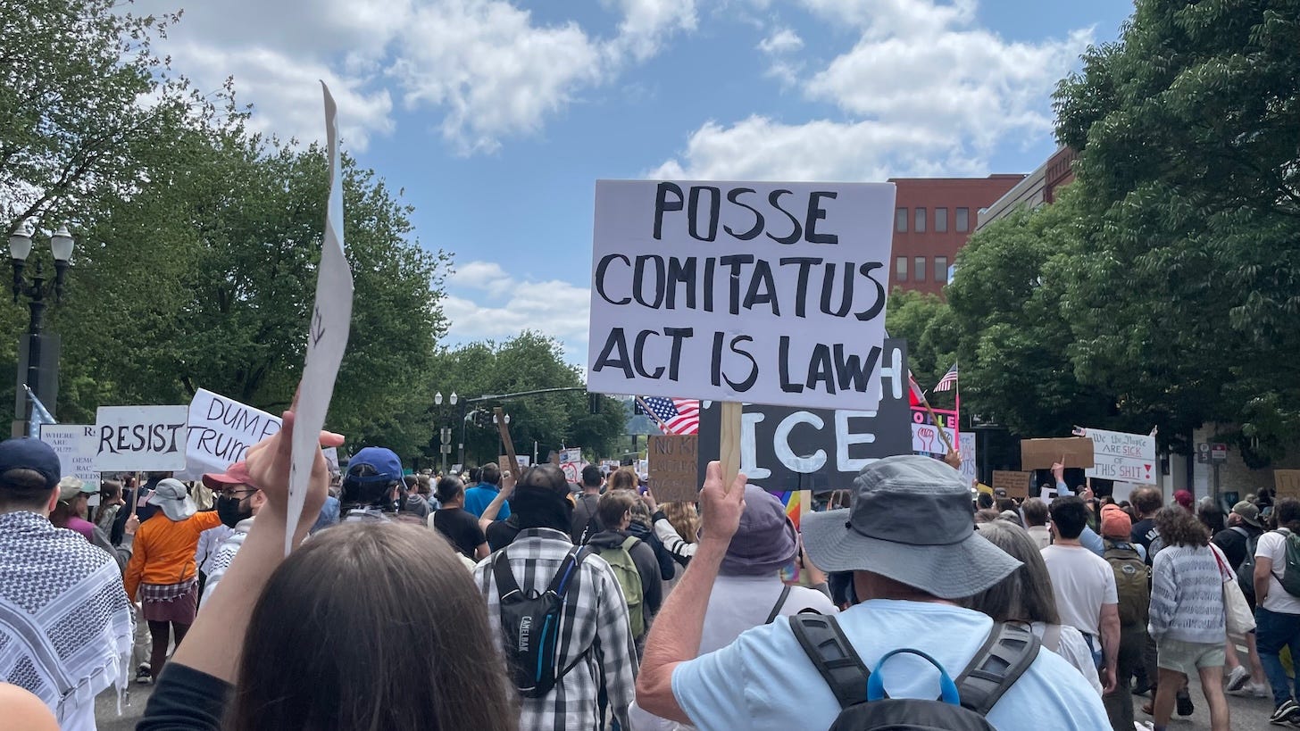 Posse Comitatus Act is Law