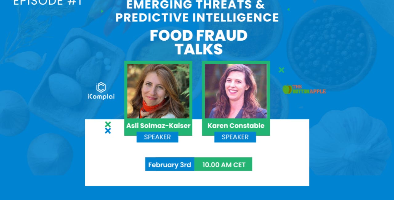 Webinar: Food Fraud Q1 2026: Emerging Threats & Predictive Intelligence, February 3