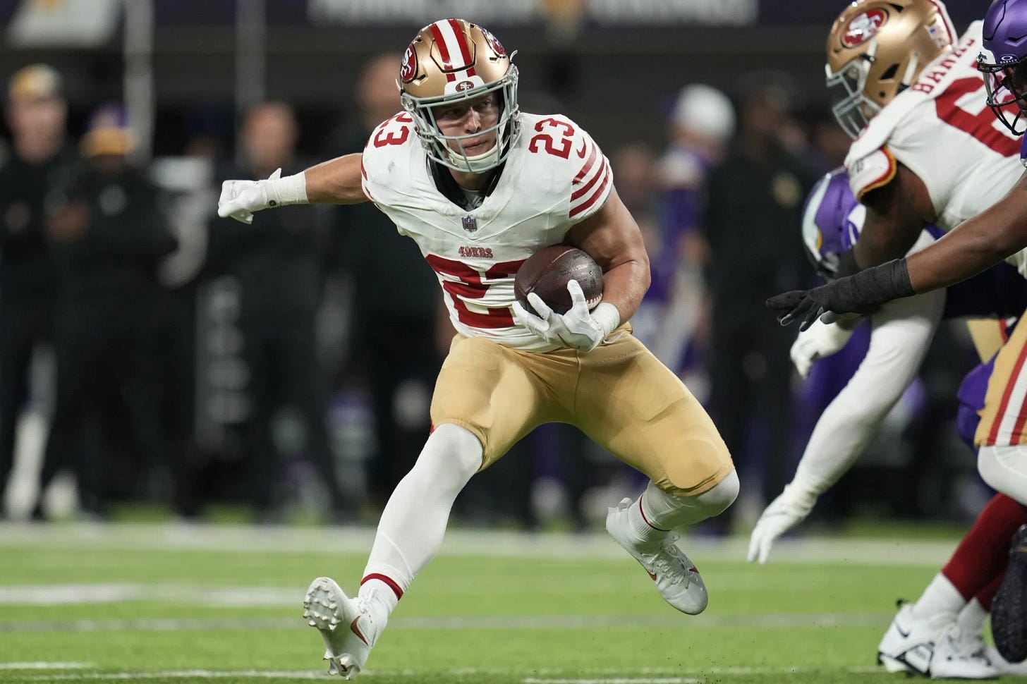 Christian McCaffrey repeats as the top running back in the AP's NFL Top 5  rankings - Bloomberg