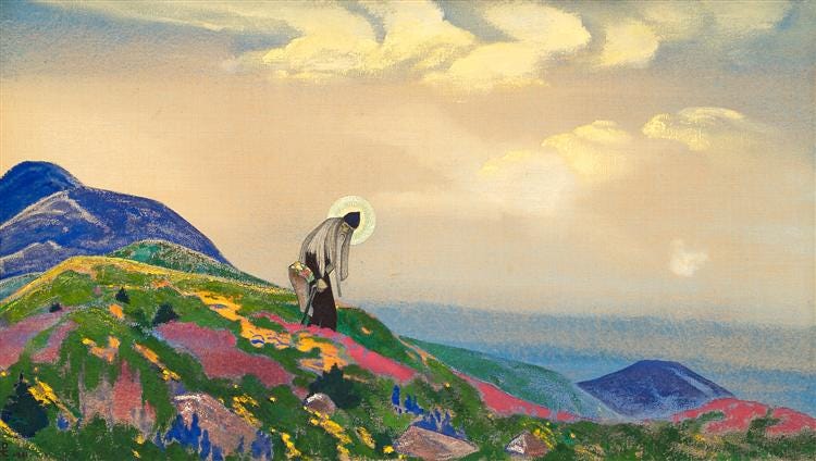 Saint Pantaleon the Healer, 1916 - Nicholas Roerich - WikiArt.org