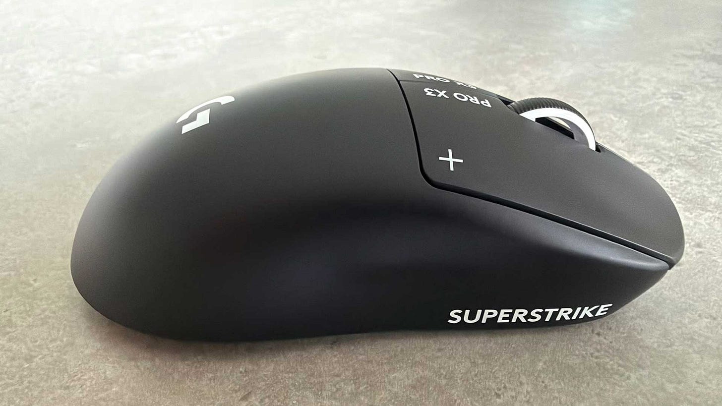 Logitech G Pro X3 Superstrike side profile Logitech G Pro X3 Superstrike side profile