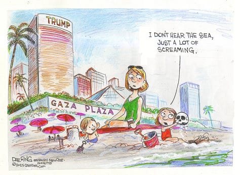 Cartoons by Boban, John Deering and Marco De Angelis