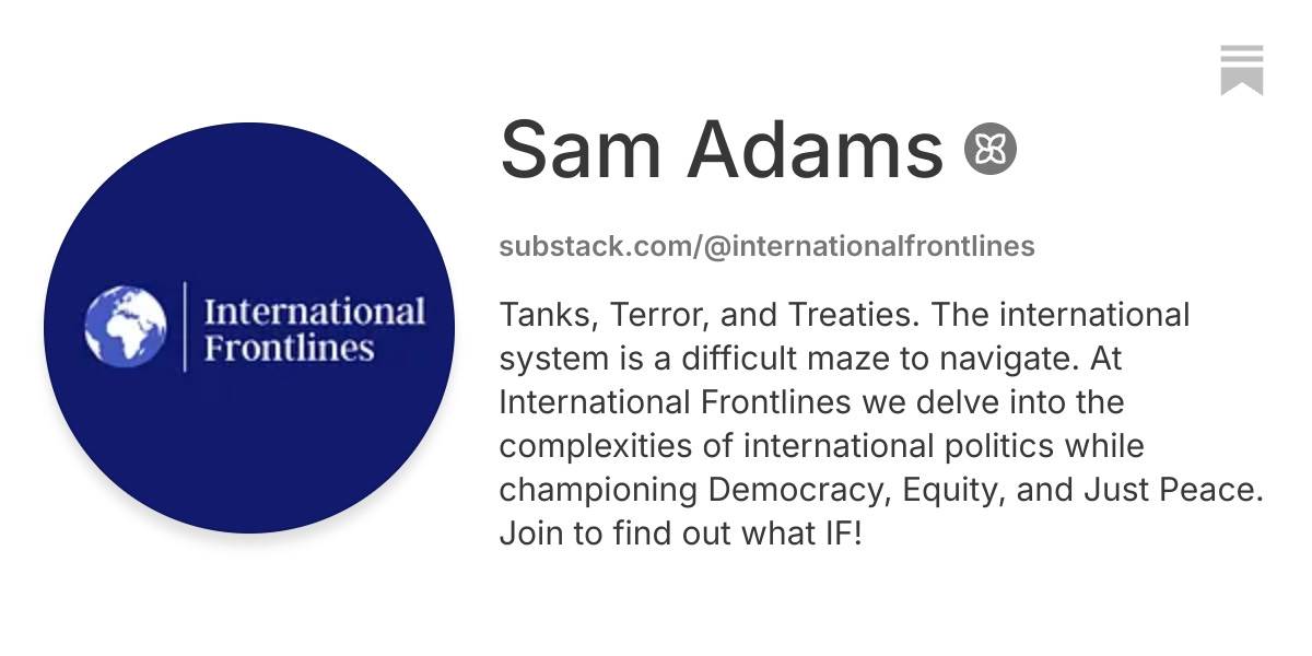 Sam Adams | Substack