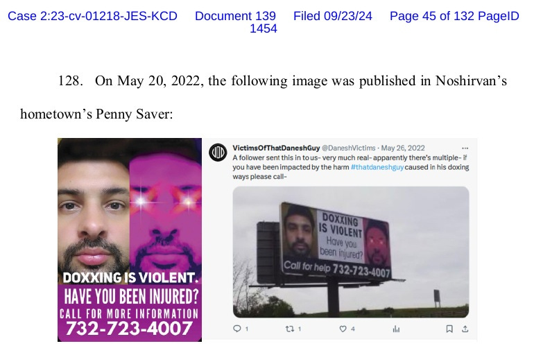Danesh Noshirvan’s Affidavit of Lies: TikTok agitator’s false affidavit unravels under scrutiny—the Feds now have a roadmap to prosecute.