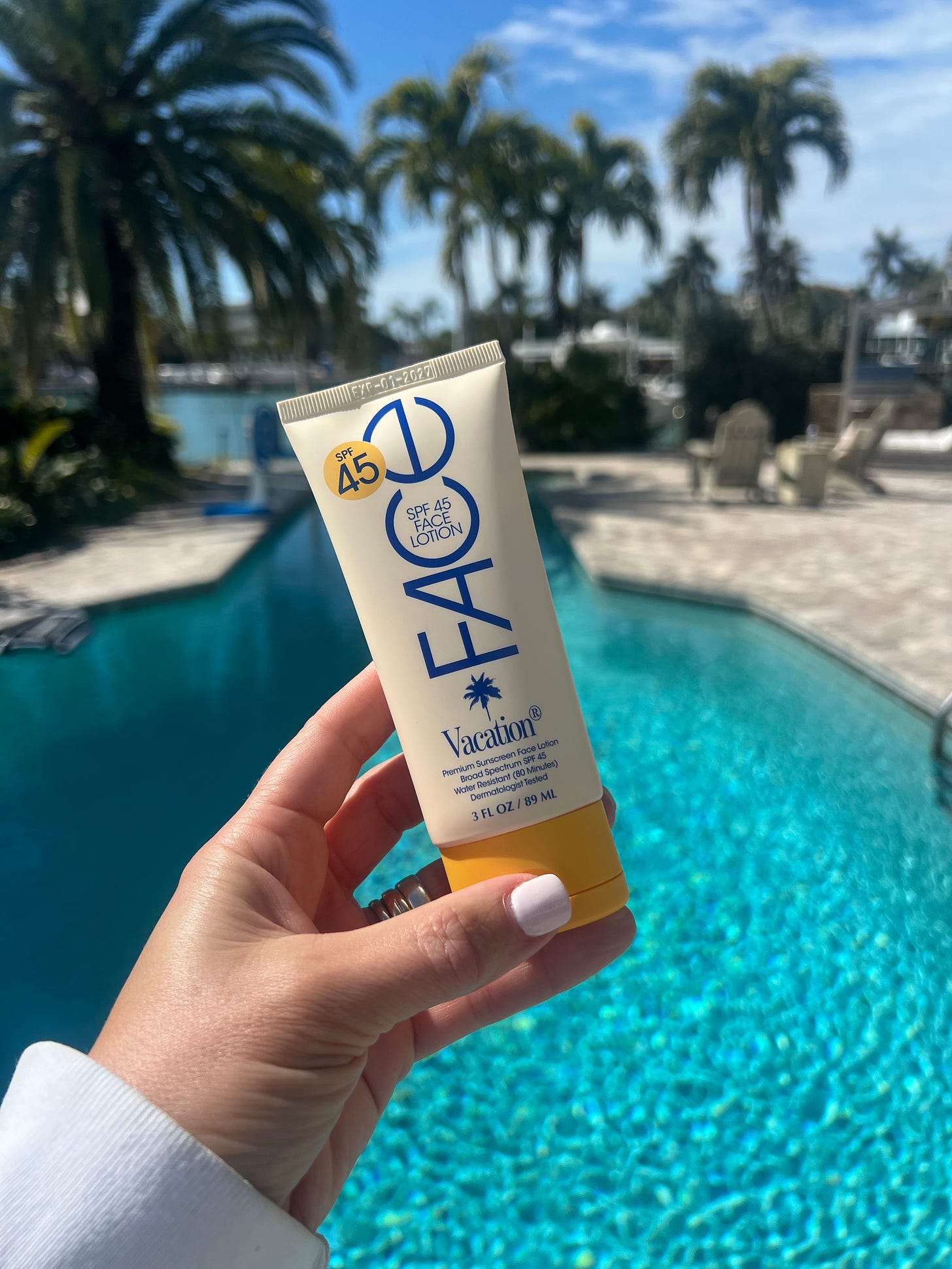 Vacation Classic Face Sunscreen SPF45 Review for The Beauty Ed®