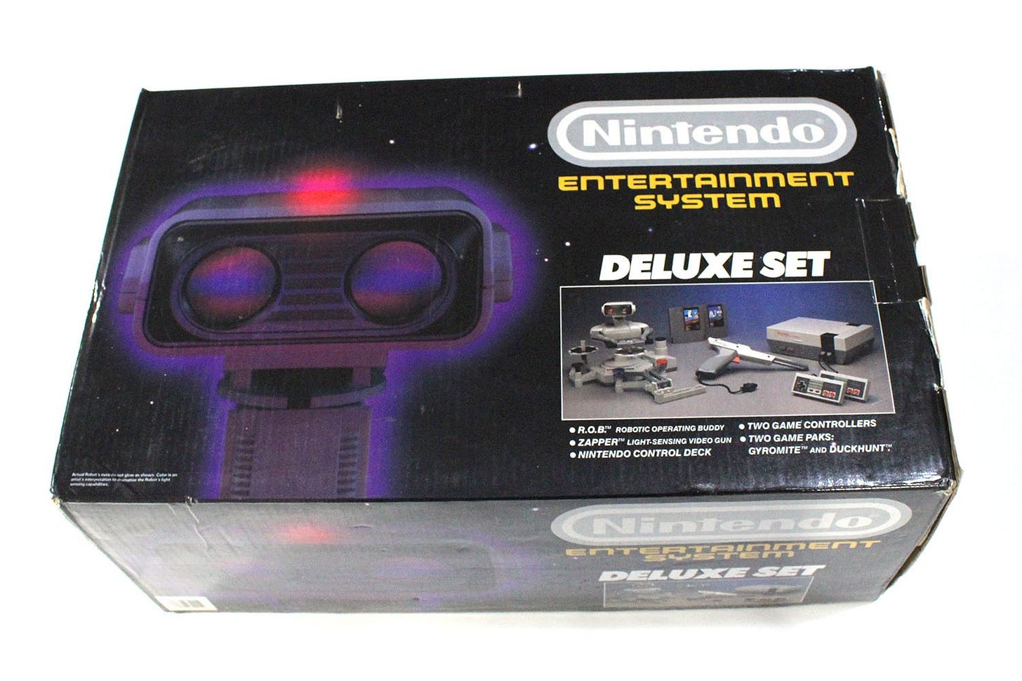 Nintendo Entertainment System Deluxe Set in Original Box with ROB Robot