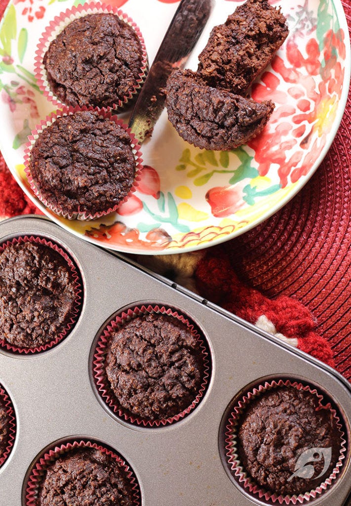 Flourless Chocolate Quinoa Muffins Flourless Chocolate Quinoa Muffins