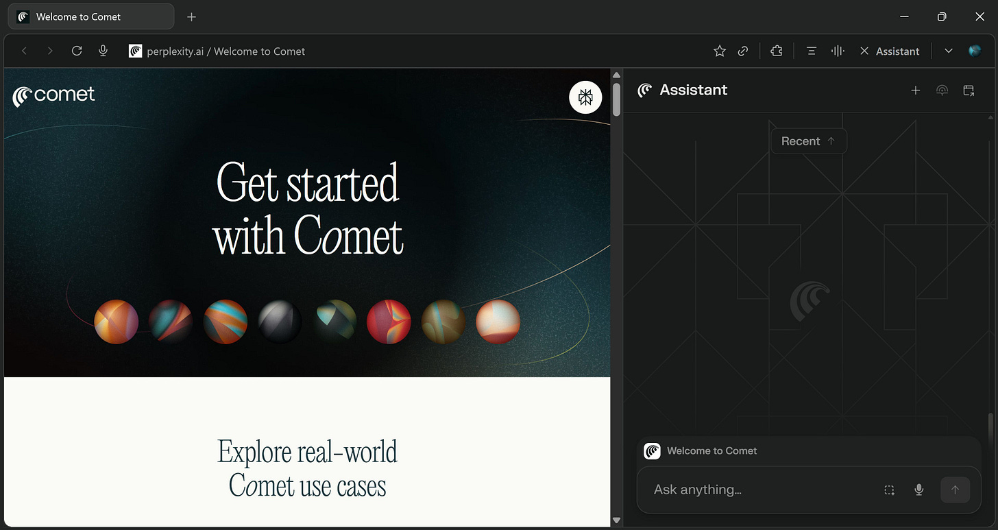 Hands on: An early look at Comet — and how AI browsers could change the  internet – Computerworld