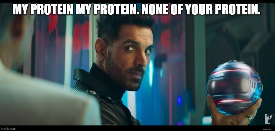  MY PROTEIN MY PROTEIN. NONE OF YOUR PROTEIN. | made w/ Imgflip meme maker