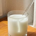 sparkling orange blossom and yogurt drink