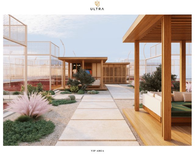 Ultra Padel Miami VIP area