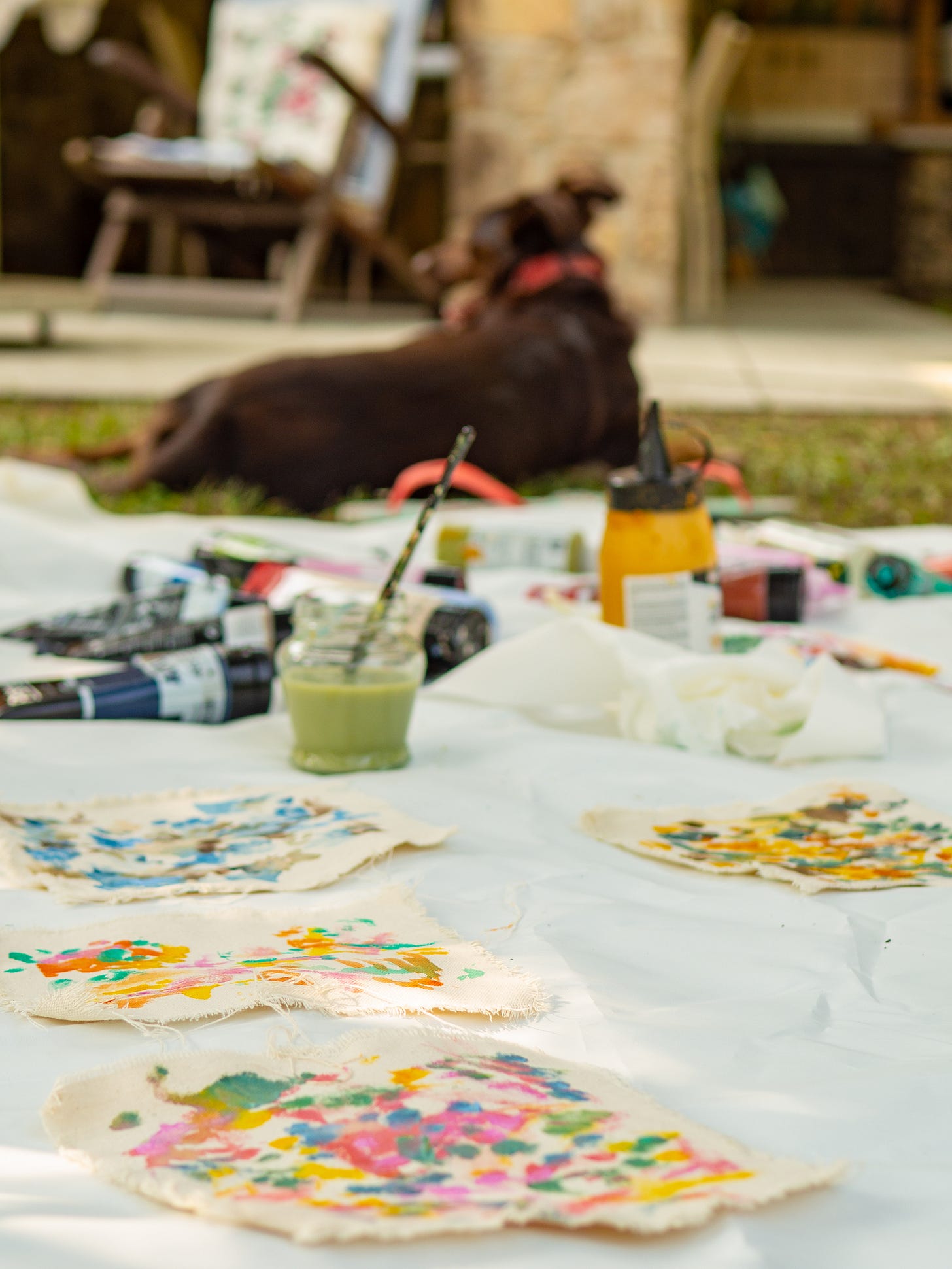 behind the scenes art social media