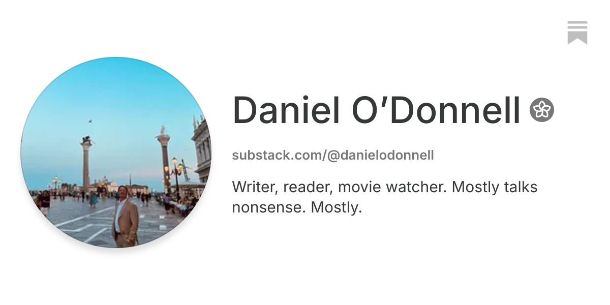Daniel O’Donnell | Substack