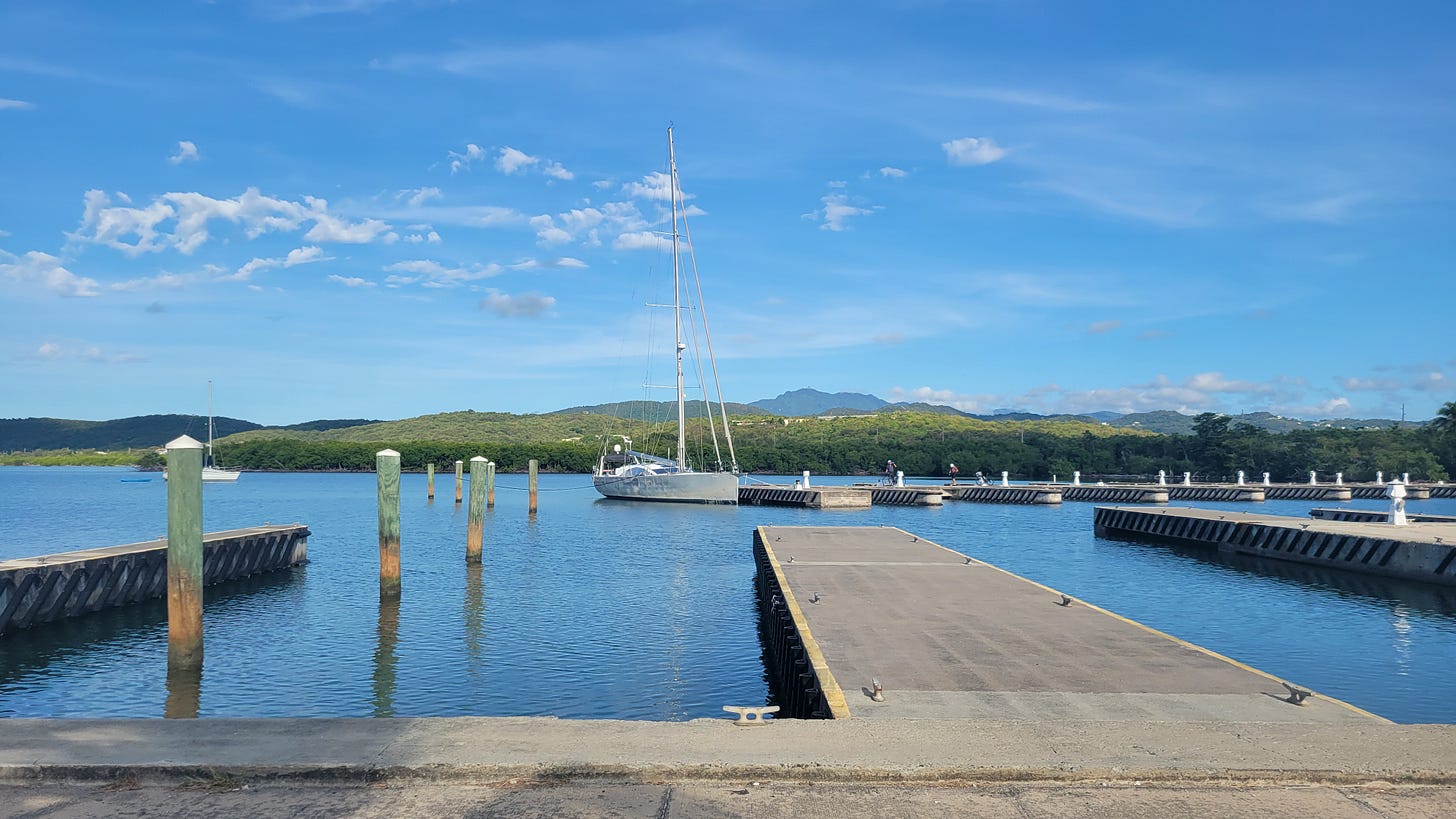 boats in the dock off the coast of Ceiba, Puerto Rico boats in the dock off the coast of Ceiba, Puerto Rico