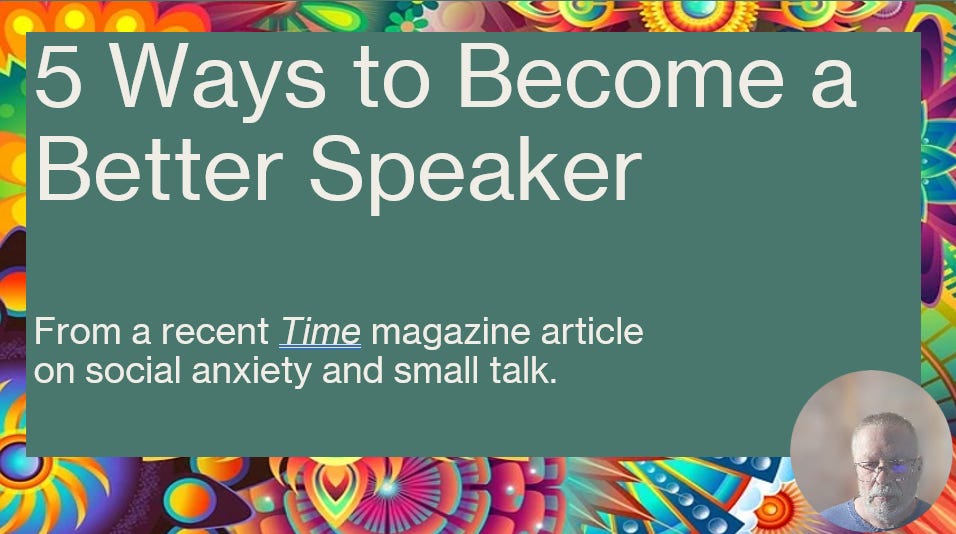 5 Ways to Become a Better Speaker