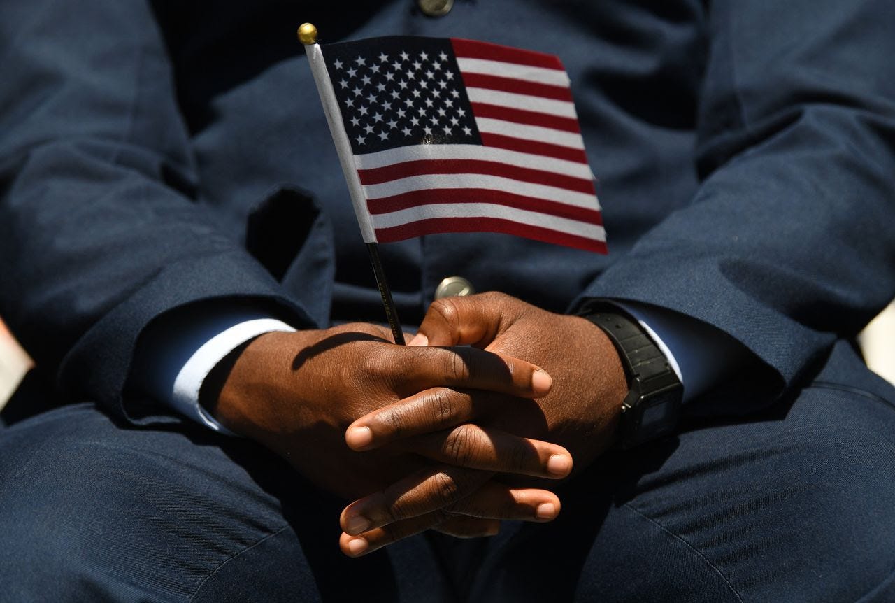 Applicants are asked 20 questions, chosen at random, and must get 12 correct to pass. (Matt McClain/The Washington Post)