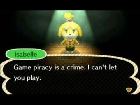 Animal Crossing: New Leaf - Anti-piracy screen : r/gaming