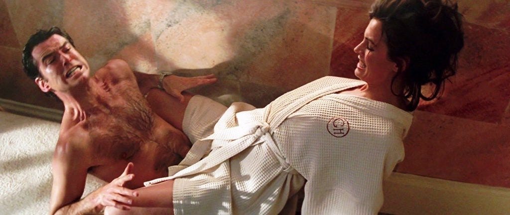 kind of criminal that the x-men franchise never let famke janssen go as wild as she does as xenia onatopp, GOLDENEYE's murderous soviet pilot who crushes men to death with her thighs kind of criminal that the x-men franchise never let famke janssen go as wild as she does as xenia onatopp, GOLDENEYE's murderous soviet pilot who crushes men to death with her thighs