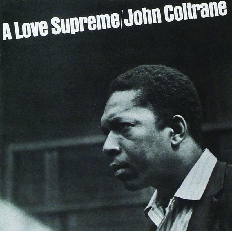 The cover of John Coltrane's A Love Supreme