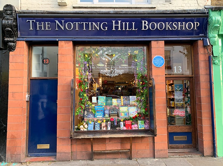 Notting Hill Bookshop, London Notting Hill Bookshop, London