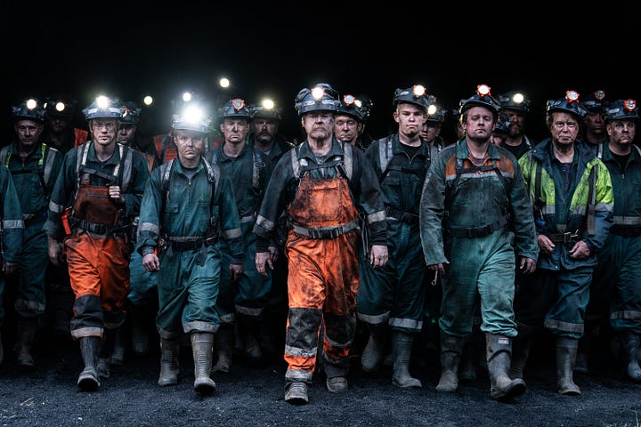 Stills from recent new release films, Pike River, Springsteen: Deliver Me from Nowhere, Frankenstein and A House of Dynamite.