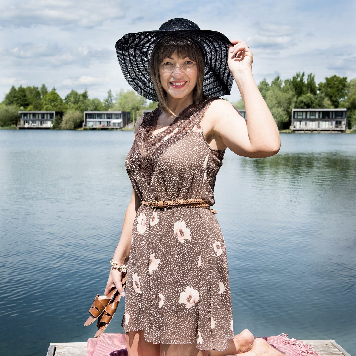 How to wear a hat with a fringe blogpost
