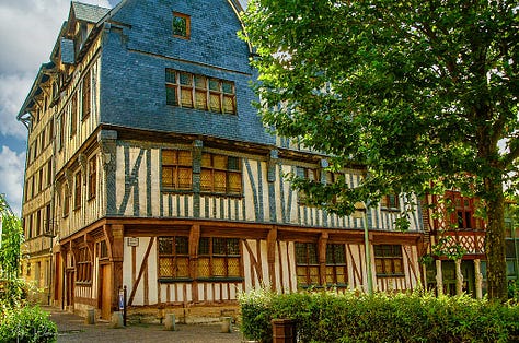 Rouen's historical center