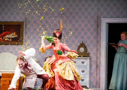 José Fardilha (Don Pasquale) and Eliana Pretorian (Norina) © Tristram Kenton José Fardilha (Don Pasquale) and Eliana Pretorian (Norina) © Tristram Kenton