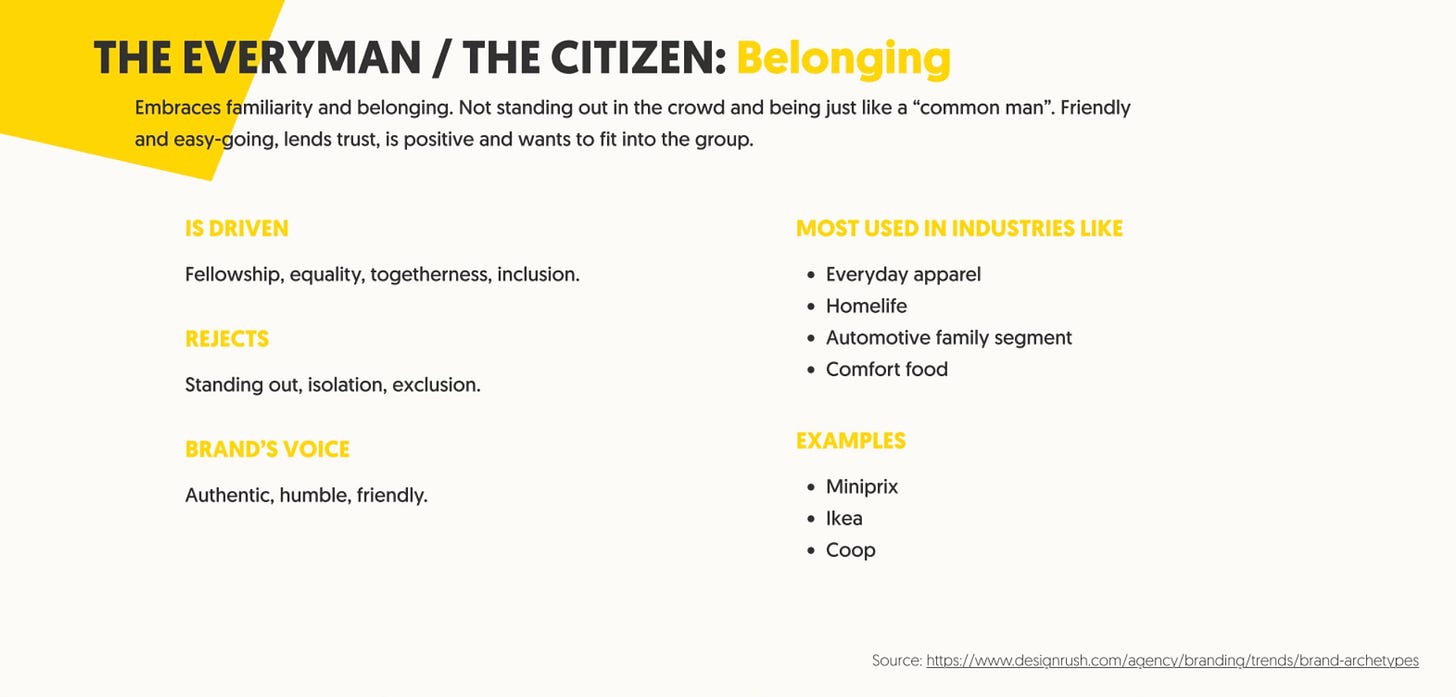 The Everyman Brand Archetype