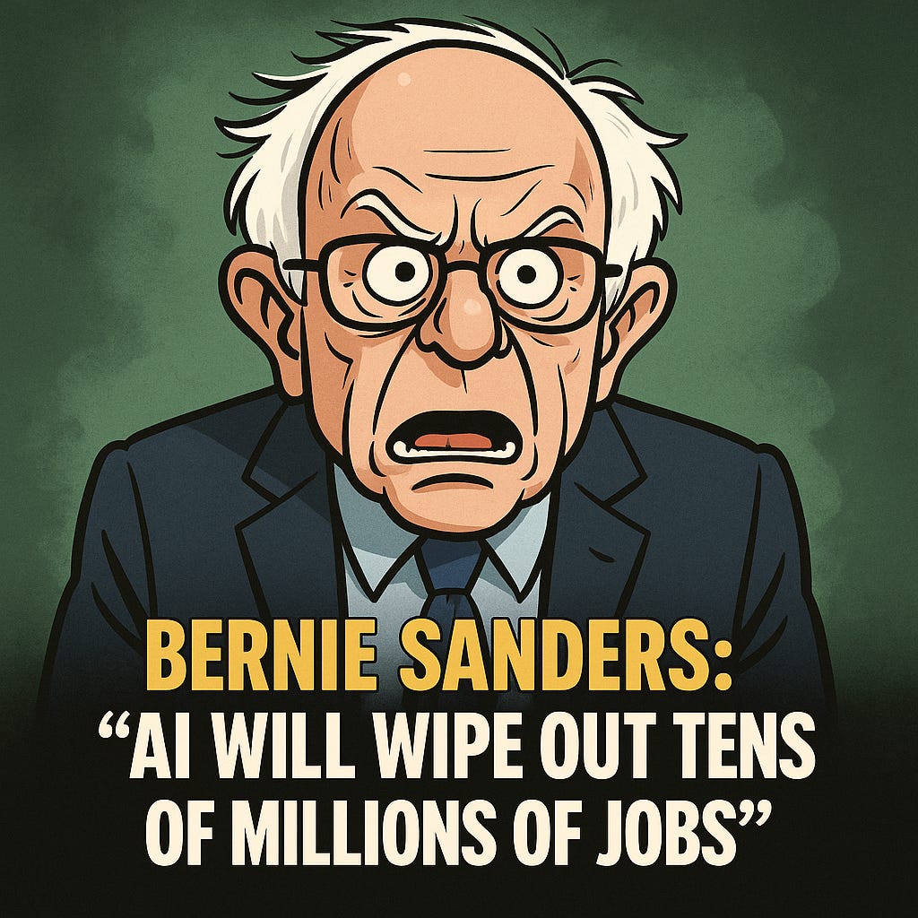 Bernie Sanders Wants a “Robot Tax” For AI Job Losses