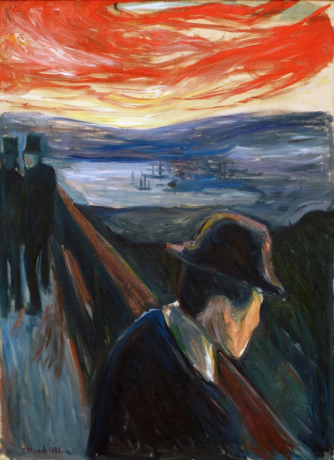 Edvard Munch - Despair (1892) : r/museum