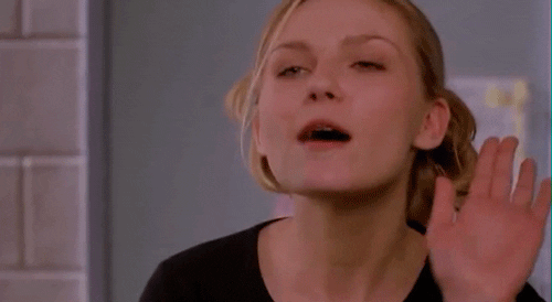 Kirsten Dunst in Bring It On saying "Buh-Bye!"