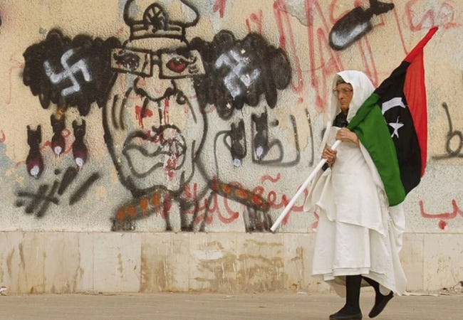 Gaddafi Libya revolution