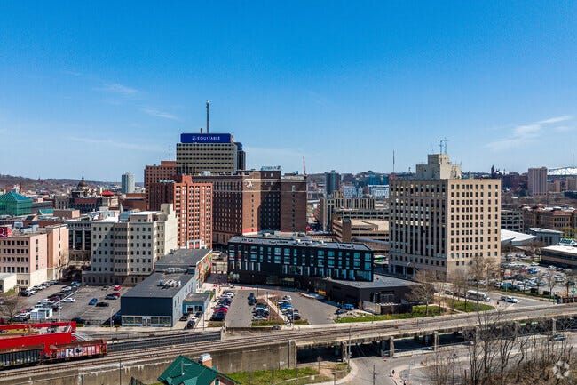 Syracuse NY from above