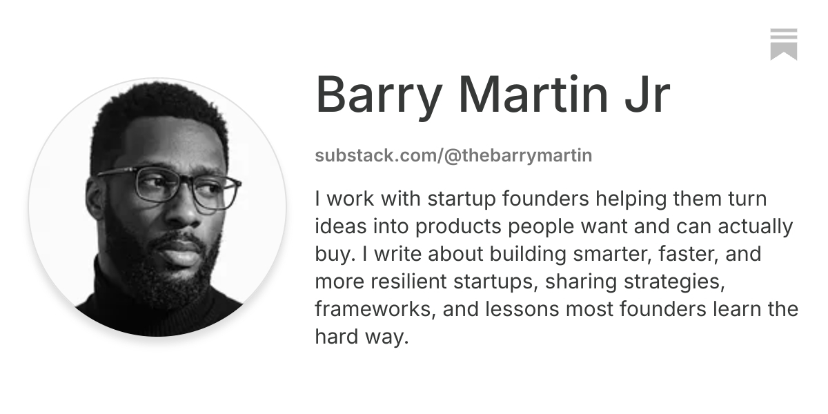 Barry Martin Jr | Substack