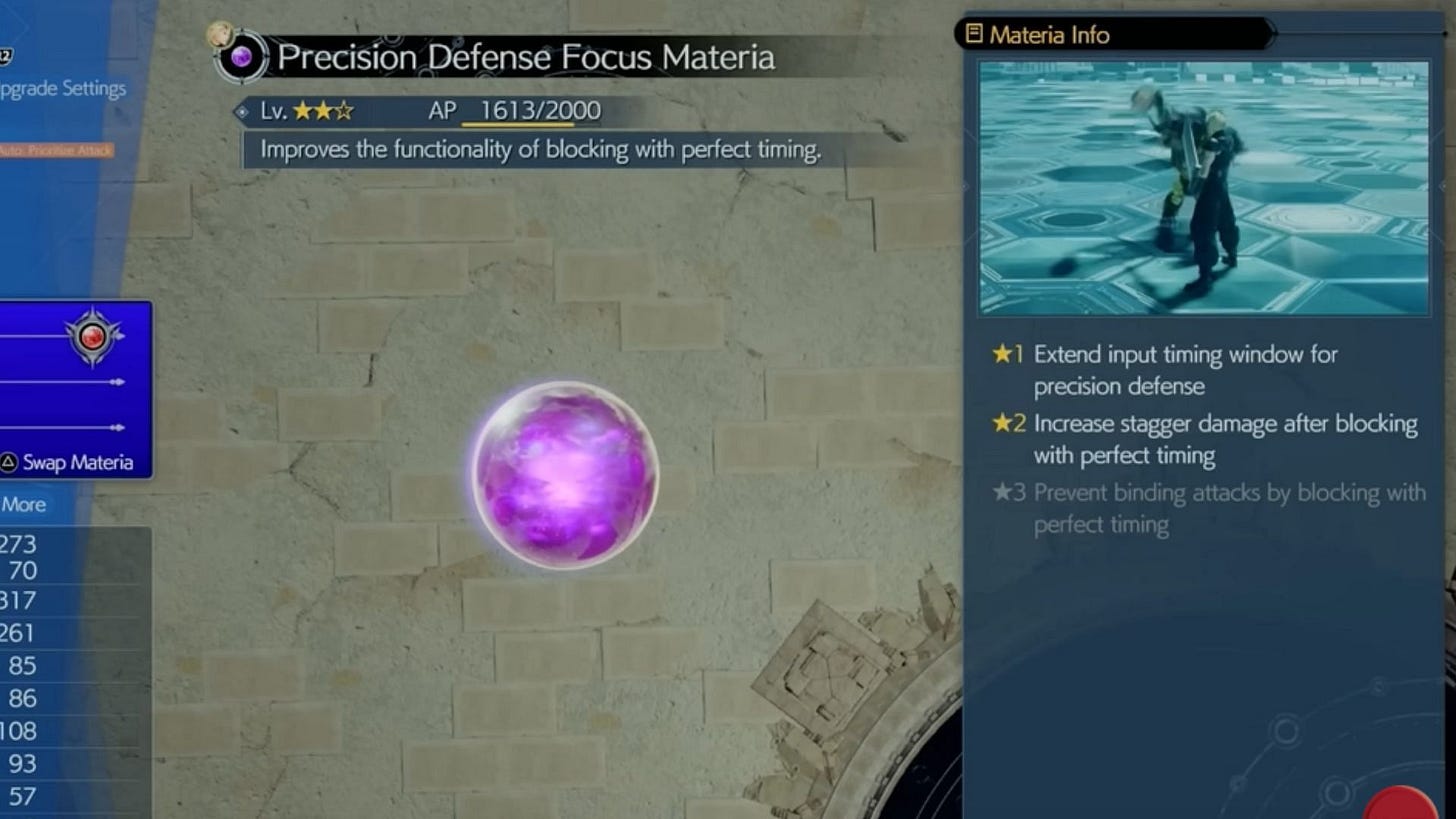 Best early-game Materia in Final Fantasy 7 Rebirth