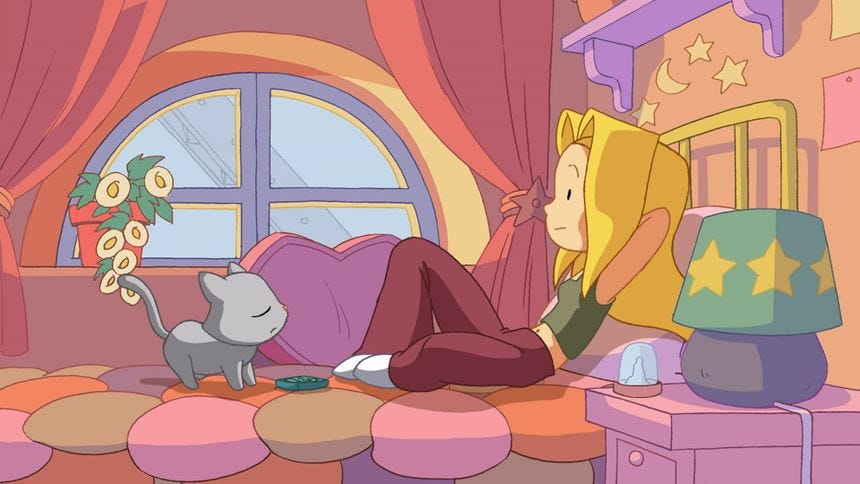 LOU VISUELS LOU and her cat