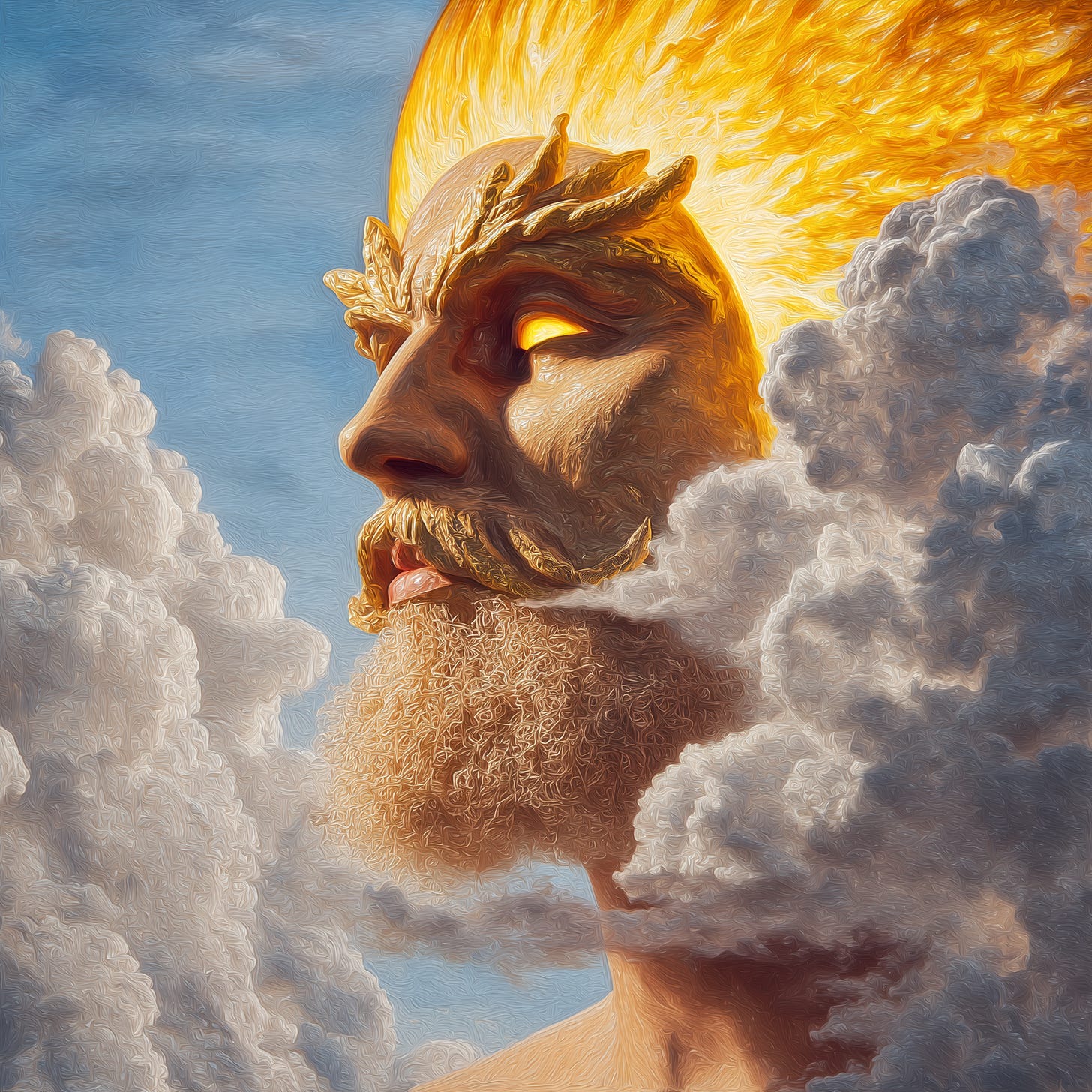 The sun god the solar father