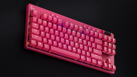 Logitech G Pro X TLK Rapid gaming keyboard