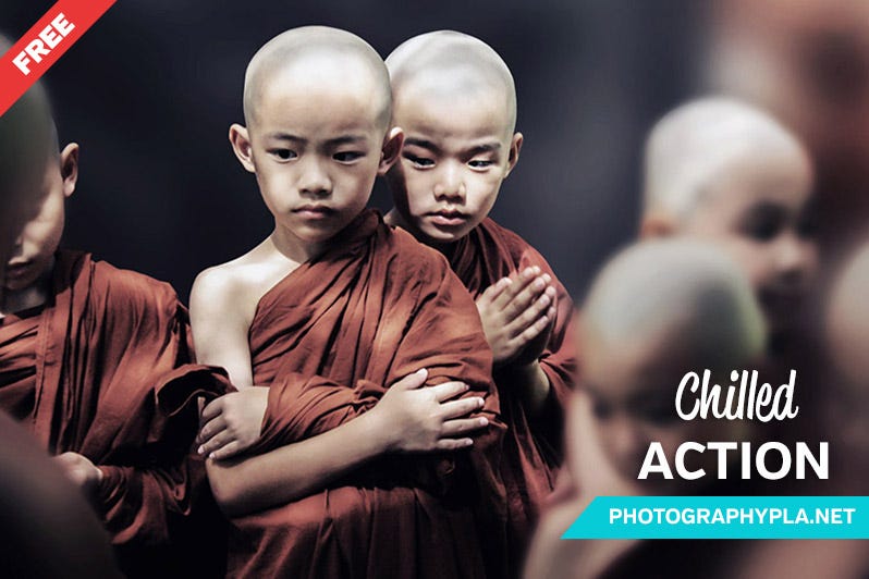 Free Photoshop Action: Chilled