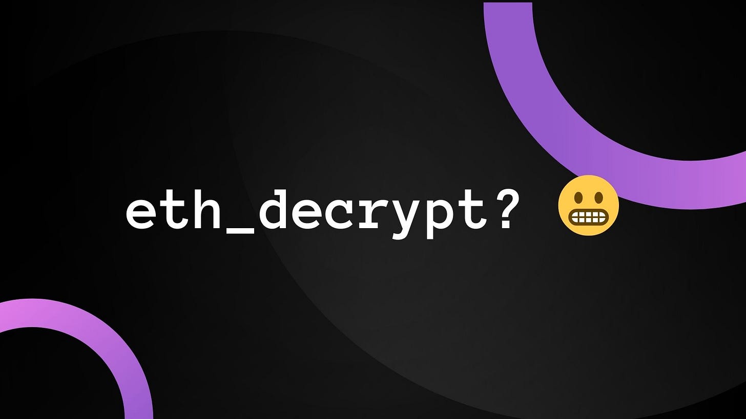 How to encrypt data using Ethereum wallet? - Artur