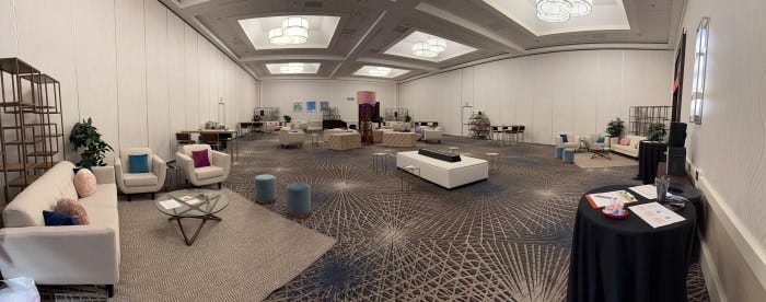 Bristol-Myers Squibb has created a room designed to help introverts recharge. 
